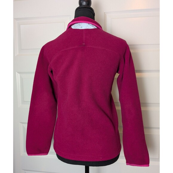 Patagonia Synchilla Marsupial Magenta Youth Size XL (14) Pullover 1/2 Zip Fleece - Picture 3 of 9